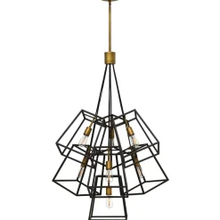 Sklep Kaja Efektowna lampa wisząca do jadalni HK-FULTON-7P z serii FULTON Fashion