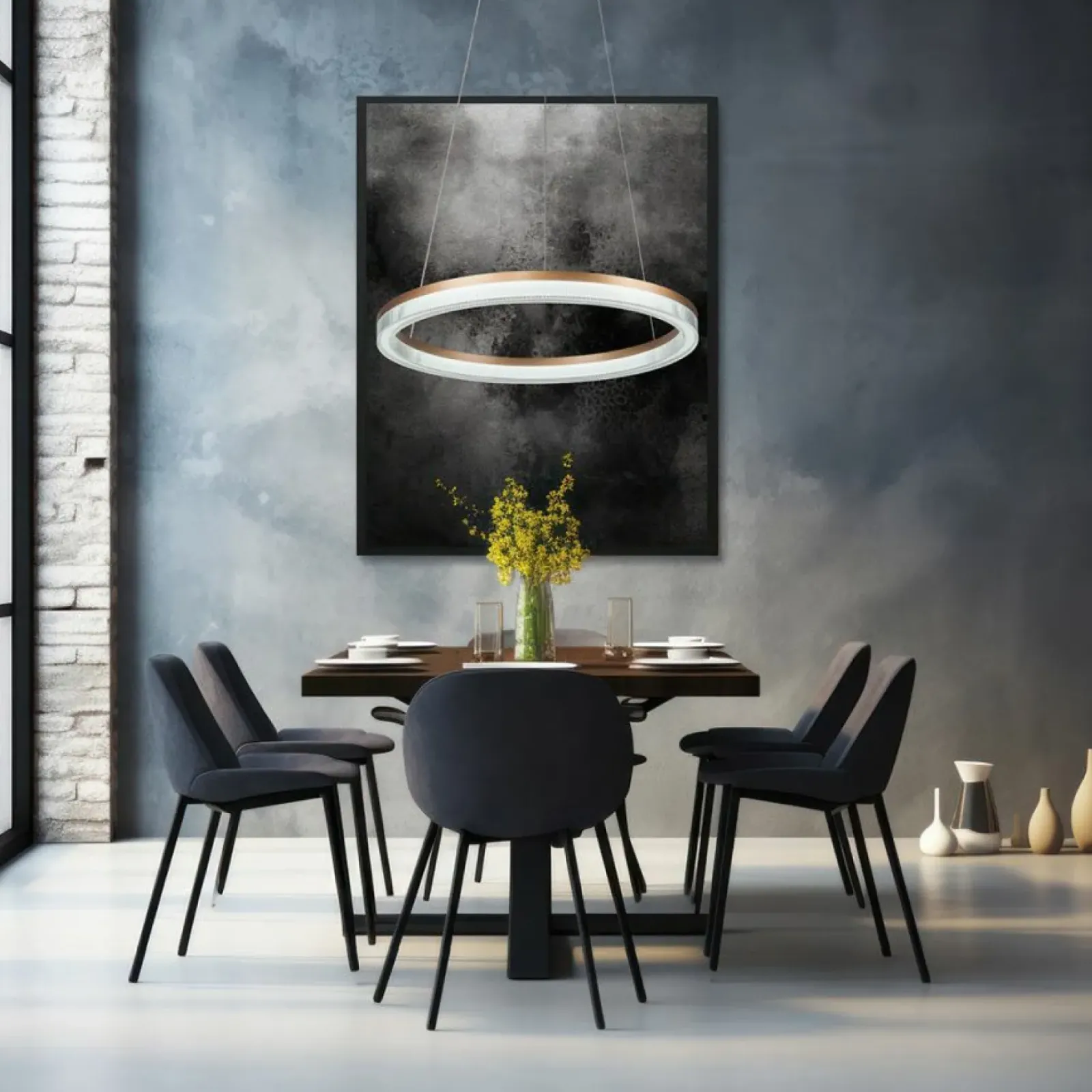 Sklep Kaja Efektowna lampa wisząca LP-033/1P L GD CRISTAL TRIANGLE MIDWAY | Kaja Flash Sale