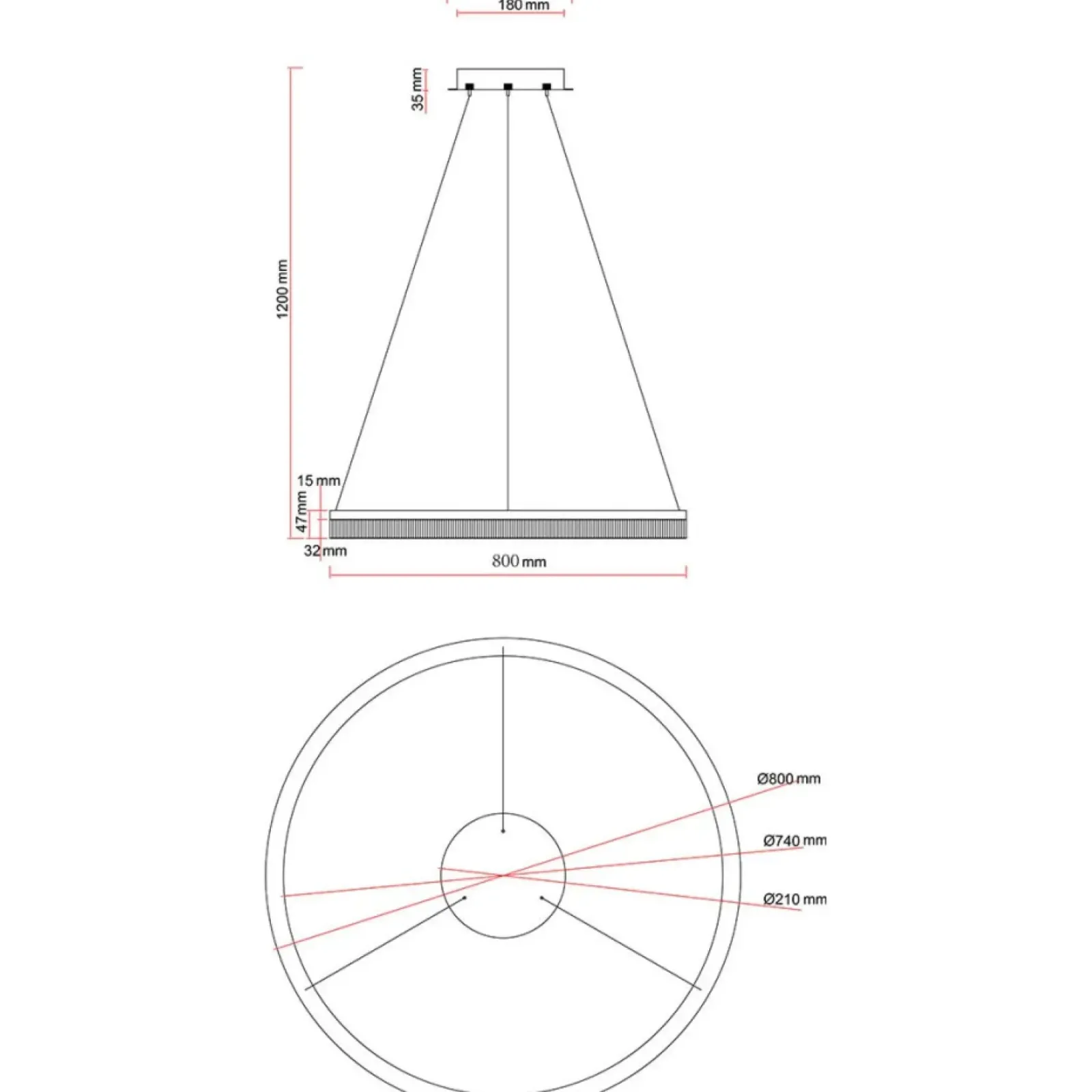 Sklep Kaja Efektowna lampa wisząca LP-033/1P L GD CRISTAL TRIANGLE MIDWAY | Kaja Flash Sale