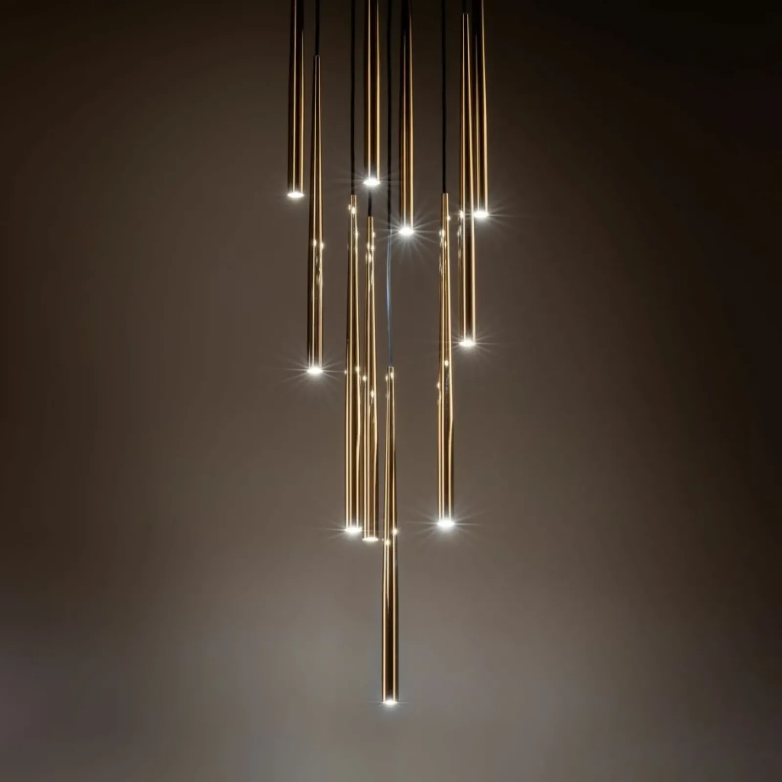 Sklep Kaja Efektowna lampa wisząca na antresolę TK 10118 PIANO BLACK GOLD | Kaja Best Sale