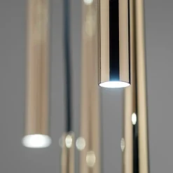 Sklep Kaja Efektowna lampa wisząca na antresolę TK 10118 PIANO BLACK GOLD | Kaja Best Sale