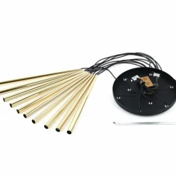 Sklep Kaja Efektowna lampa wisząca na antresolę TK 10118 PIANO BLACK GOLD | Kaja Best Sale