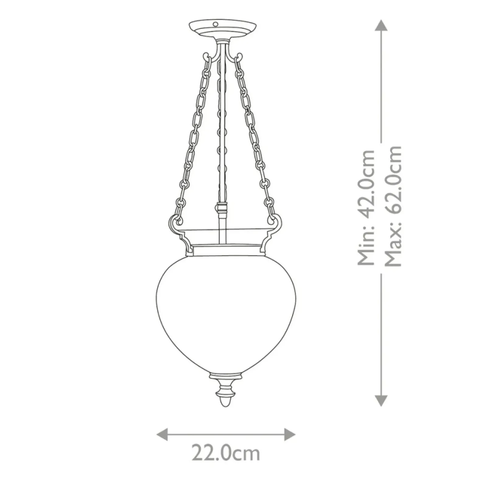 Sklep Kaja Efektowna lampa wisząca, srebrna FP-P-S-POL-NCKL z serii FINSBURY PARK* Randole Tradycyjne