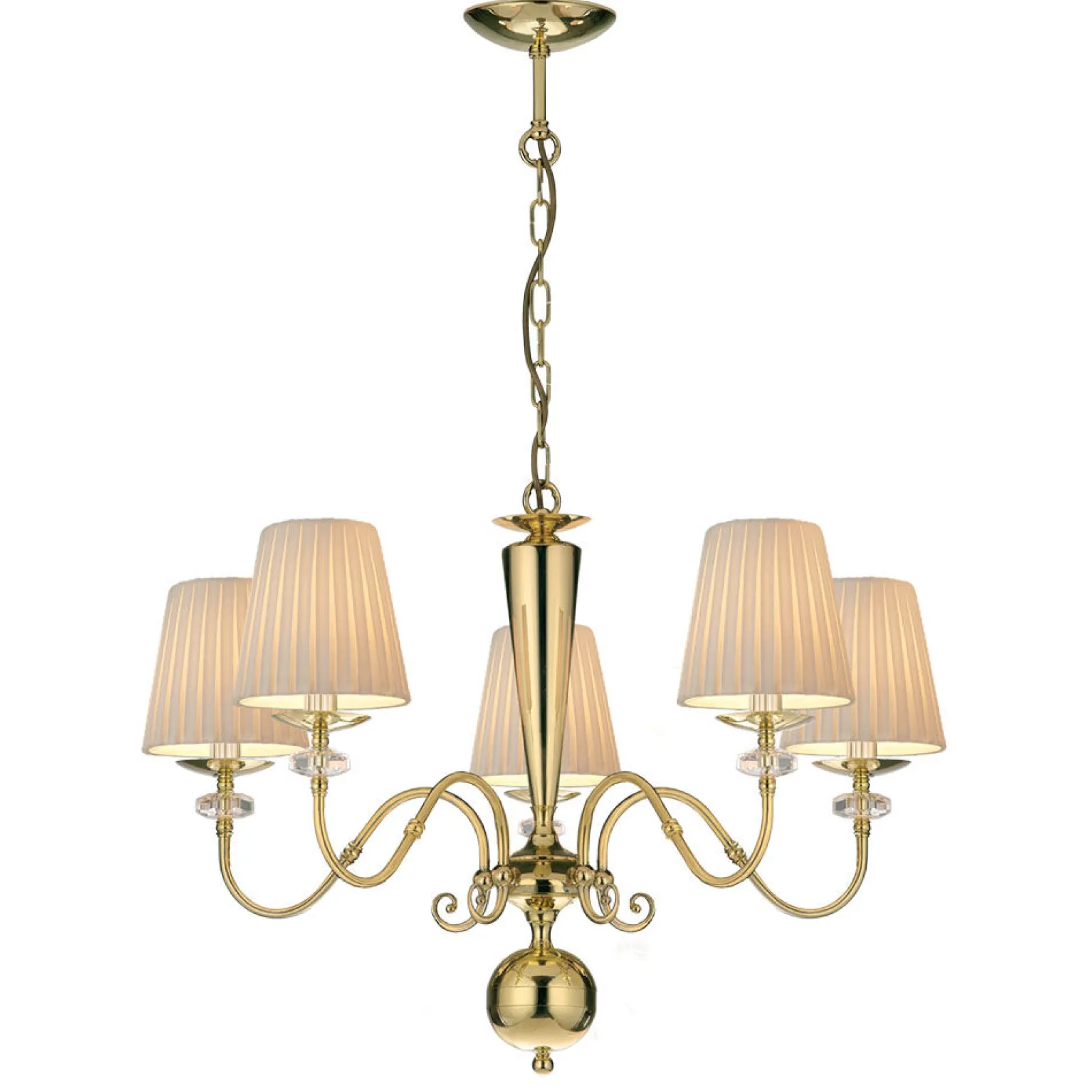 Sklep Kaja Efektowna lampa wisząca w stylu glamour ANT 8679 LILOSA | Kaja* Żyrandole Z Abażurem|Randole Tradycyjne