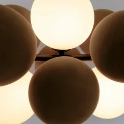 Sklep Kaja Efektowna lampa wisząca z brązowymi kulami ABR-GRAPPA-H-B VINO | Kaja Online