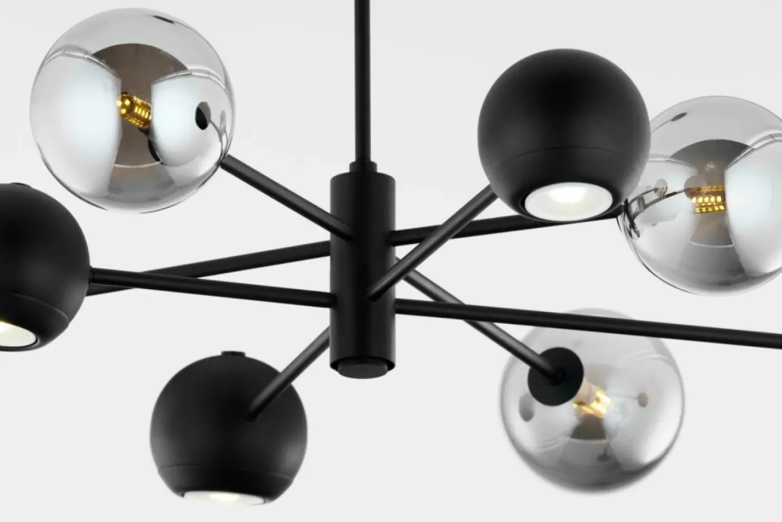 Sklep Kaja Efektowna lampa wisząca z kloszami JUP 1975 MO8 CZ DY MOKA | Kaja Sale