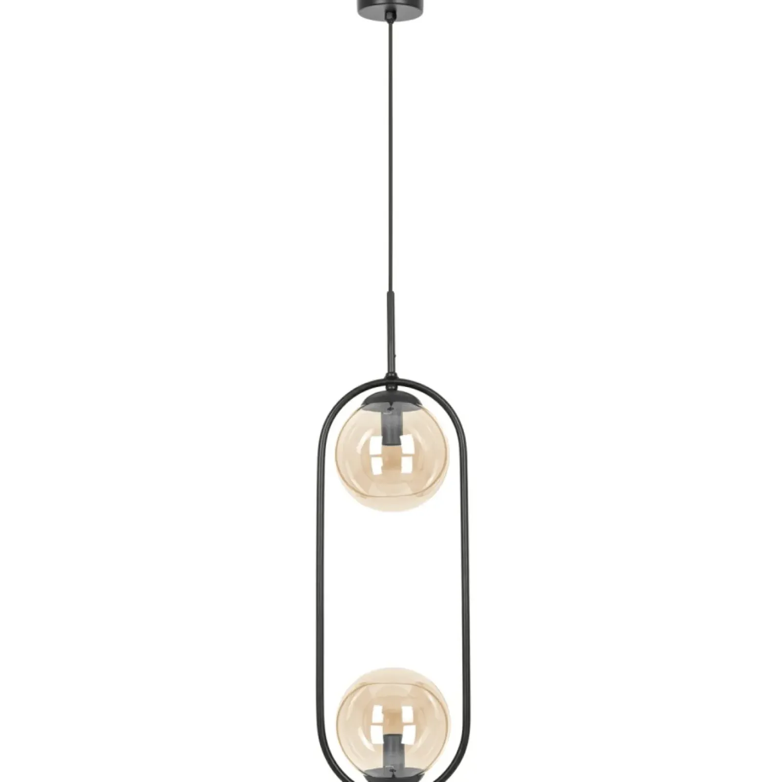Sklep Kaja Efektowna lampa wisząca z bursztynowymi kloszami K-5121 z serii VENTA Flash Sale