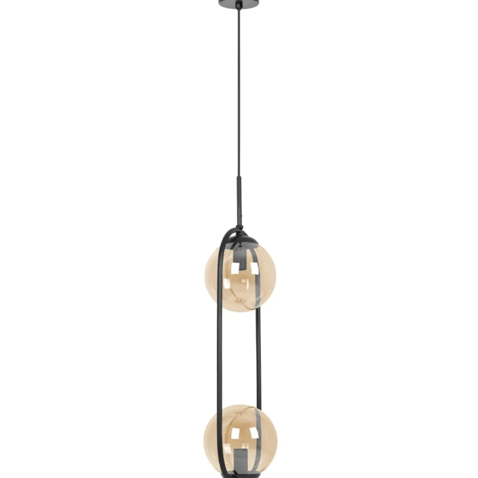 Sklep Kaja Efektowna lampa wisząca z bursztynowymi kloszami K-5121 z serii VENTA Flash Sale