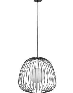 Sklep Kaja Efektowna lampa wisząca z drucianym kloszem SIG 40723 BELL | Kaja Sale