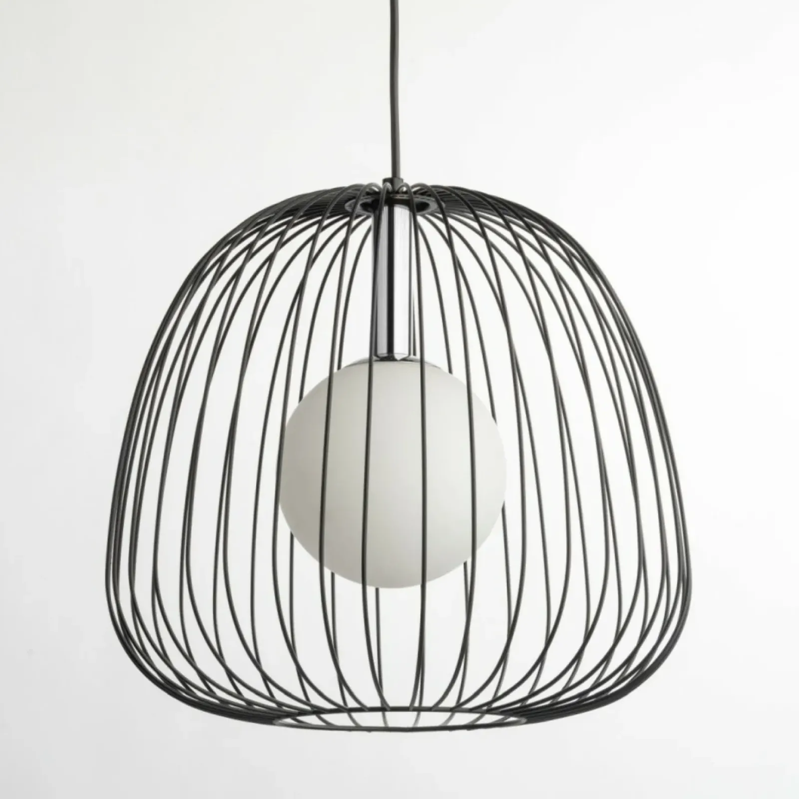 Sklep Kaja Efektowna lampa wisząca z drucianym kloszem SIG 40723 BELL | Kaja Sale