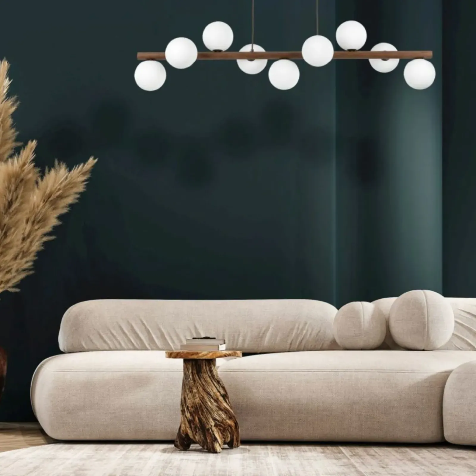 Sklep Kaja Efektowna lampa z drewna TK 10273 ESTERA WOOD ORZECH | Kaja New