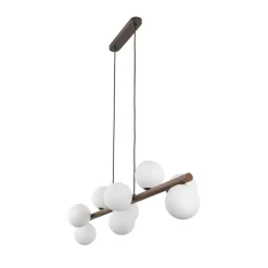 Sklep Kaja Efektowna lampa z drewna TK 10273 ESTERA WOOD ORZECH | Kaja New