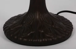 Sklep Kaja Efektowna lampka stołowa ze słonecznikami K-G16814 z serii SUNFLOWER* Tradycyjne Lampki Stołowe|Lampki Stołowe Retro