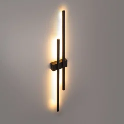 Sklep Kaja Efektowna, ledowa lampa ścienna TK 6626 FLASH BLACK | Kaja Oświetlenie* Lampy Led