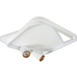 Sklep Kaja Efektowna, ledowa lampa sufitowa LP-0612/2C SQUARE WH PARMA | Kaja* Plafony Nowoczesne|Lampy Led