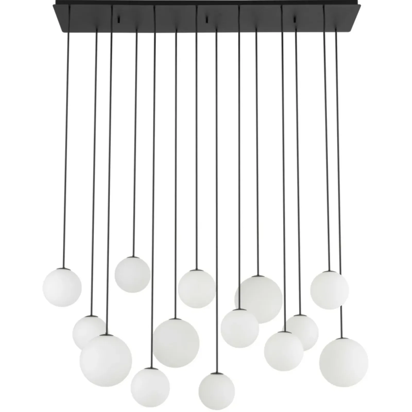 Sklep Kaja Efektowna, okazała lampa wisząca z kloszami 11408 SNOWBALL | Kaja Cheap