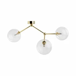 Sklep Kaja Efektowna, złota lampa do sypialni TK 10069 FAIRY GOLD | Kaja Store