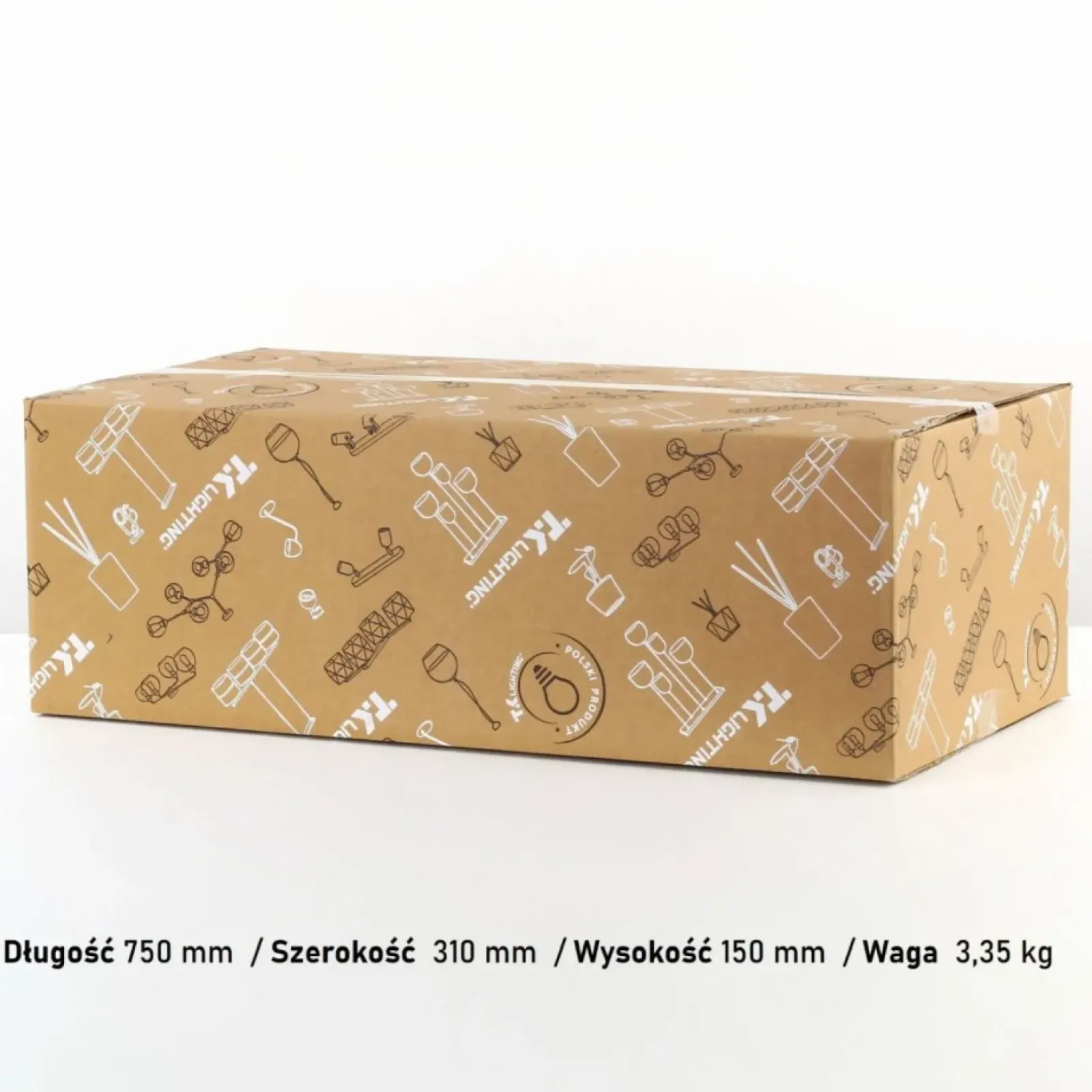Sklep Kaja Efektowne oświetlenie stołu w salonie TK 10213 BONO BEIGE | Kaja Hot