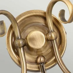 Sklep Kaja Efektowny kinkiet ścienny, mosiądz ART2-AGD-BRASS z serii ARTISAN* Kinkiety Tradycyjne