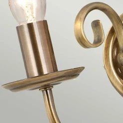 Sklep Kaja Efektowny kinkiet ścienny, mosiądz ART2-AGD-BRASS z serii ARTISAN* Kinkiety Tradycyjne
