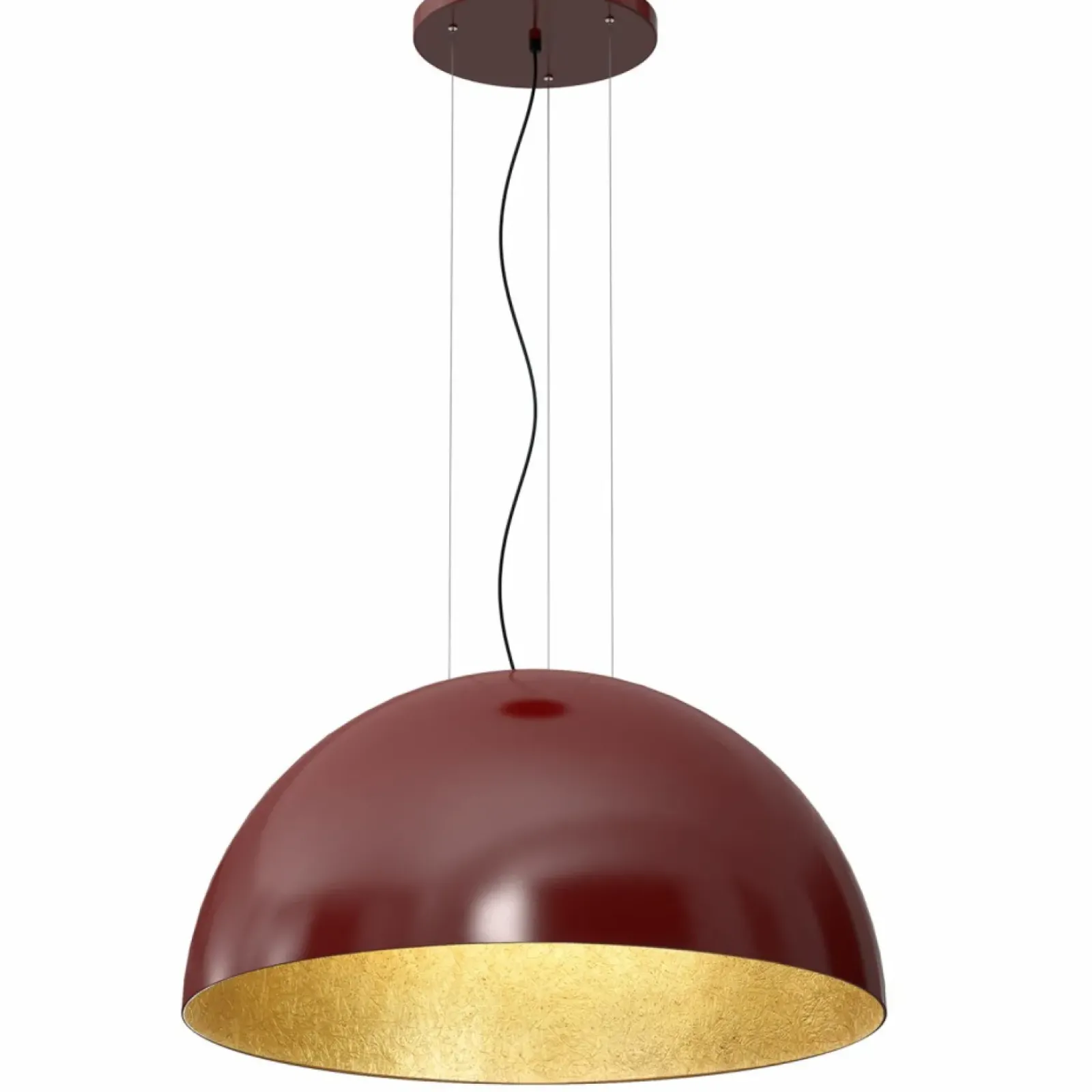 Sklep Kaja Ekstrawagancka, burgundowa lampa wisząca LX 1693 z serii COMPO | Kaja Outlet