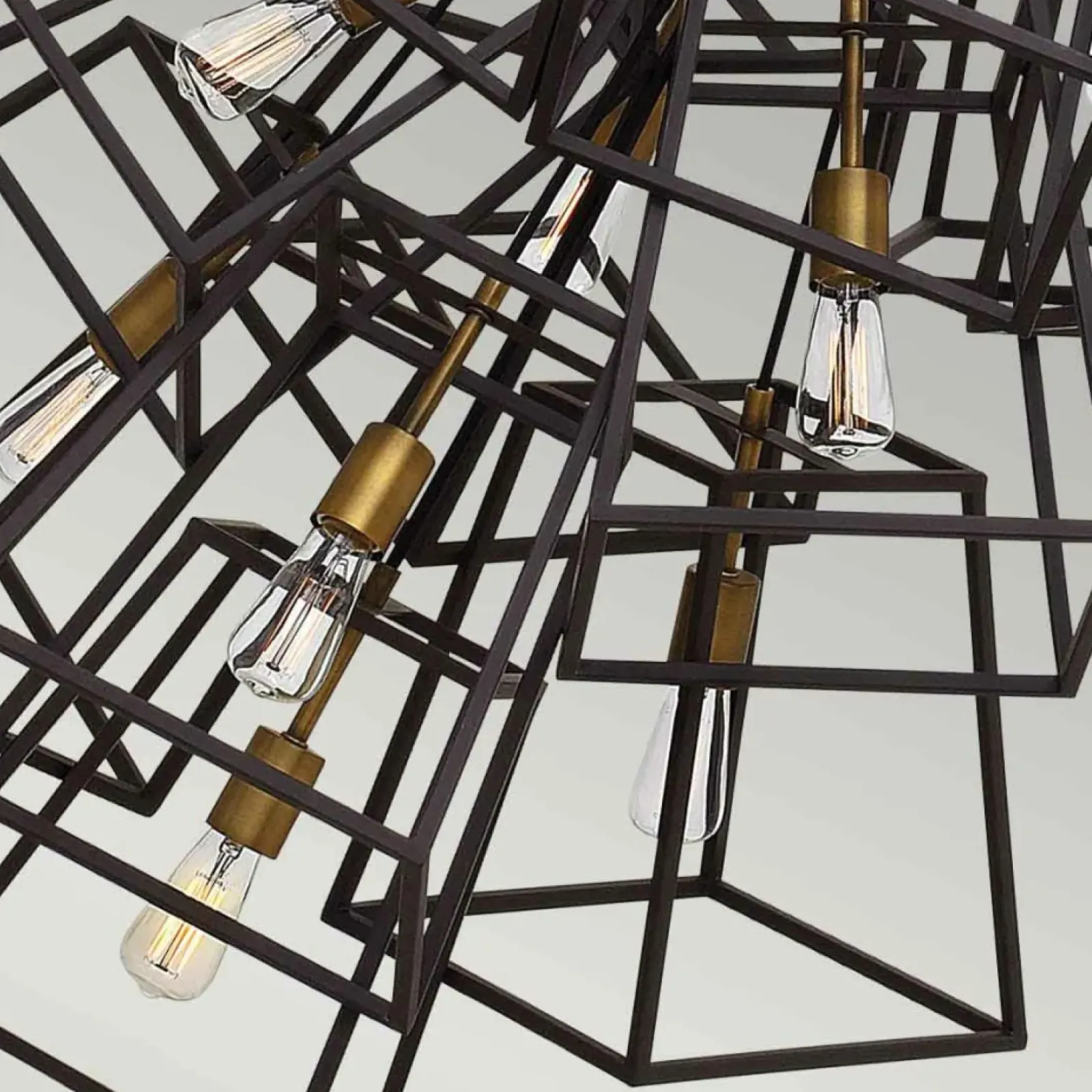 Sklep Kaja Ekstrawagancka lampa wisząca, brąz HK-FULTON-13P z serii FULTON Cheap