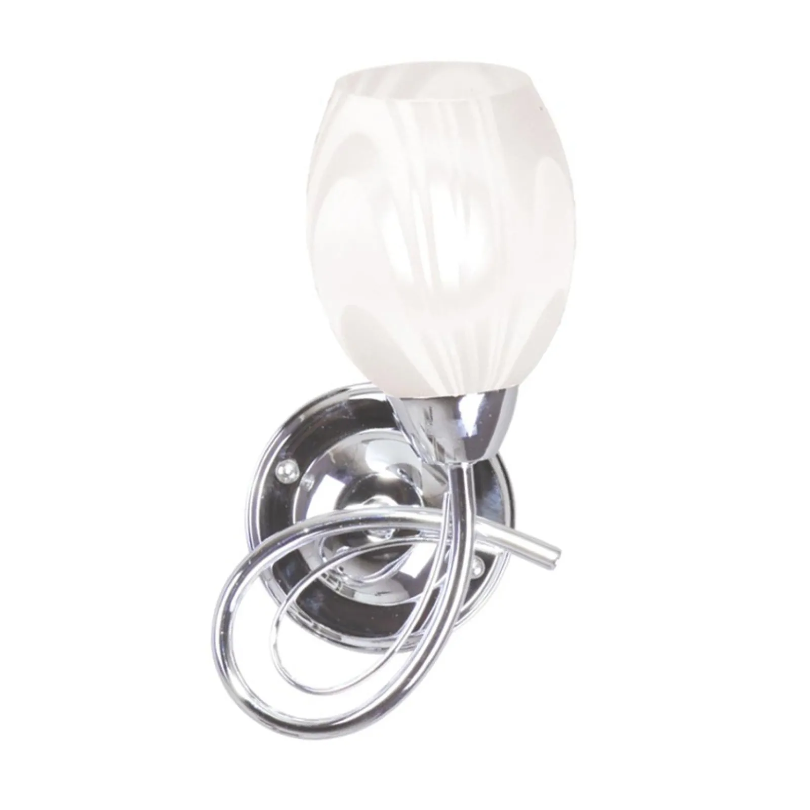 Sklep Kaja Elegancka, owana lampa ścienna K-JSL-6192/1W JERRY | Kaja* Kinkiety Tradycyjne|Kinkiety Ze Szklanym Kloszem