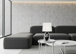 Sklep Kaja Elegancka, designerska lampka do salonu 41-79909 HIERRO | Kaja* Lampki Stołowe Z Abażurem