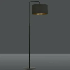 Sklep Kaja Elegancka, klasyczna lampa podłogowa do salonu 1054/LP1 HILDE | Kaja* Lampy Podłogowe Z Abażurem|Tradycyjne Lampy Podłogowe
