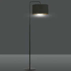 Sklep Kaja Elegancka, klasyczna lampa podłogowa do salonu 1054/LP1 HILDE | Kaja* Lampy Podłogowe Z Abażurem|Tradycyjne Lampy Podłogowe