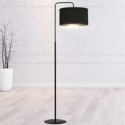 Sklep Kaja Elegancka, klasyczna lampa podłogowa do salonu 1054/LP1 HILDE | Kaja* Lampy Podłogowe Z Abażurem|Tradycyjne Lampy Podłogowe