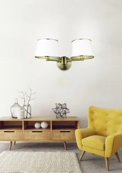 Sklep Kaja Elegancka lampa ścienna z włącznikiem 22-01309 IBIS | Kaja Oświetlenie* Kinkiety Tradycyjne