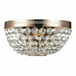 Sklep Kaja Elegancka lampa do salonu DIA700-WL-02-G OTTILIA | Kaja Oświetlenie* Kinkiety Tradycyjne