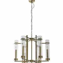 Sklep Kaja Elegancka lampa na łańcuchu PND-31186-6A-ABR ASPEN | Kaja Oświetlenie Outlet