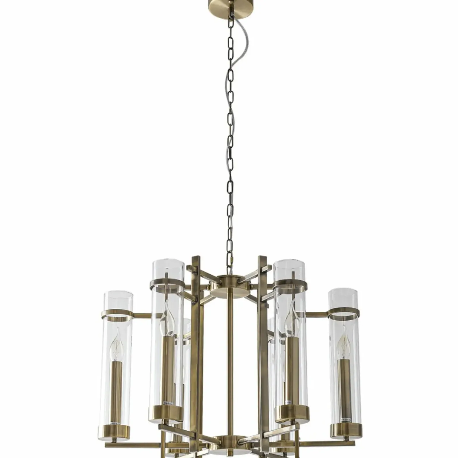 Sklep Kaja Elegancka lampa na łańcuchu PND-31186-6A-ABR ASPEN | Kaja Oświetlenie Outlet