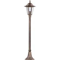 Sklep Kaja Elegancka lampa ogrodowa K-6009B CZ/ZŁ STANDARD | Kaja Oświetlenie* Lampy Ogrodowe Stojące|Lampy Ogrodowe Stojące
