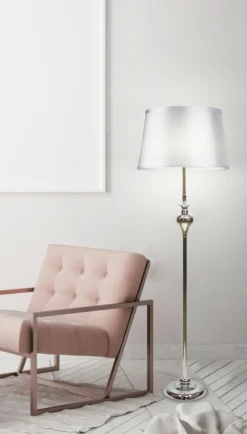 Sklep Kaja Elegancka lampa podłogowa z abażurem 51-03683 z serii PRIMA | Kaja* Lampy Podłogowe Z Abażurem|Tradycyjne Lampy Podłogowe