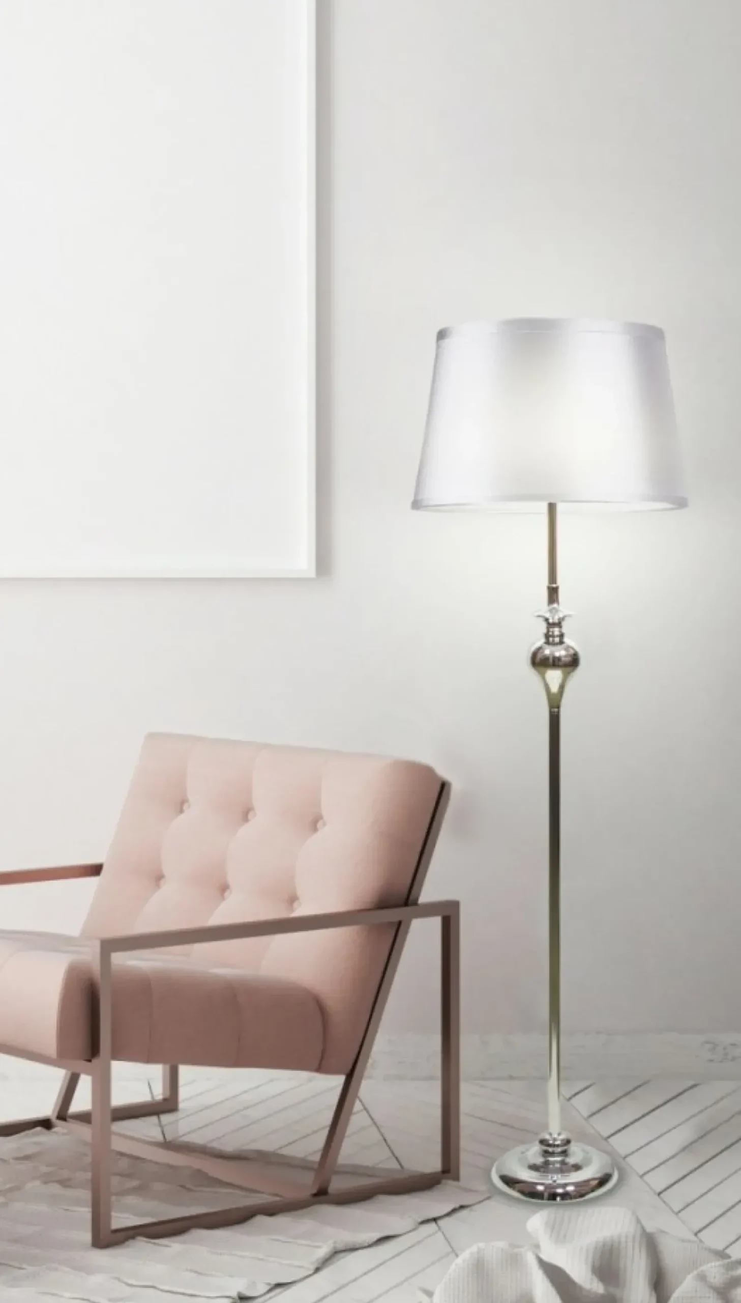Sklep Kaja Elegancka lampa podłogowa z abażurem 51-03683 z serii PRIMA | Kaja* Lampy Podłogowe Z Abażurem|Tradycyjne Lampy Podłogowe