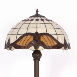 Sklep Kaja Elegancka lampa podłogowa K-F161122 WITRAŻ | Kaja Oświetlenie* Tradycyjne Lampy Podłogowe|Lampy Podłogowe