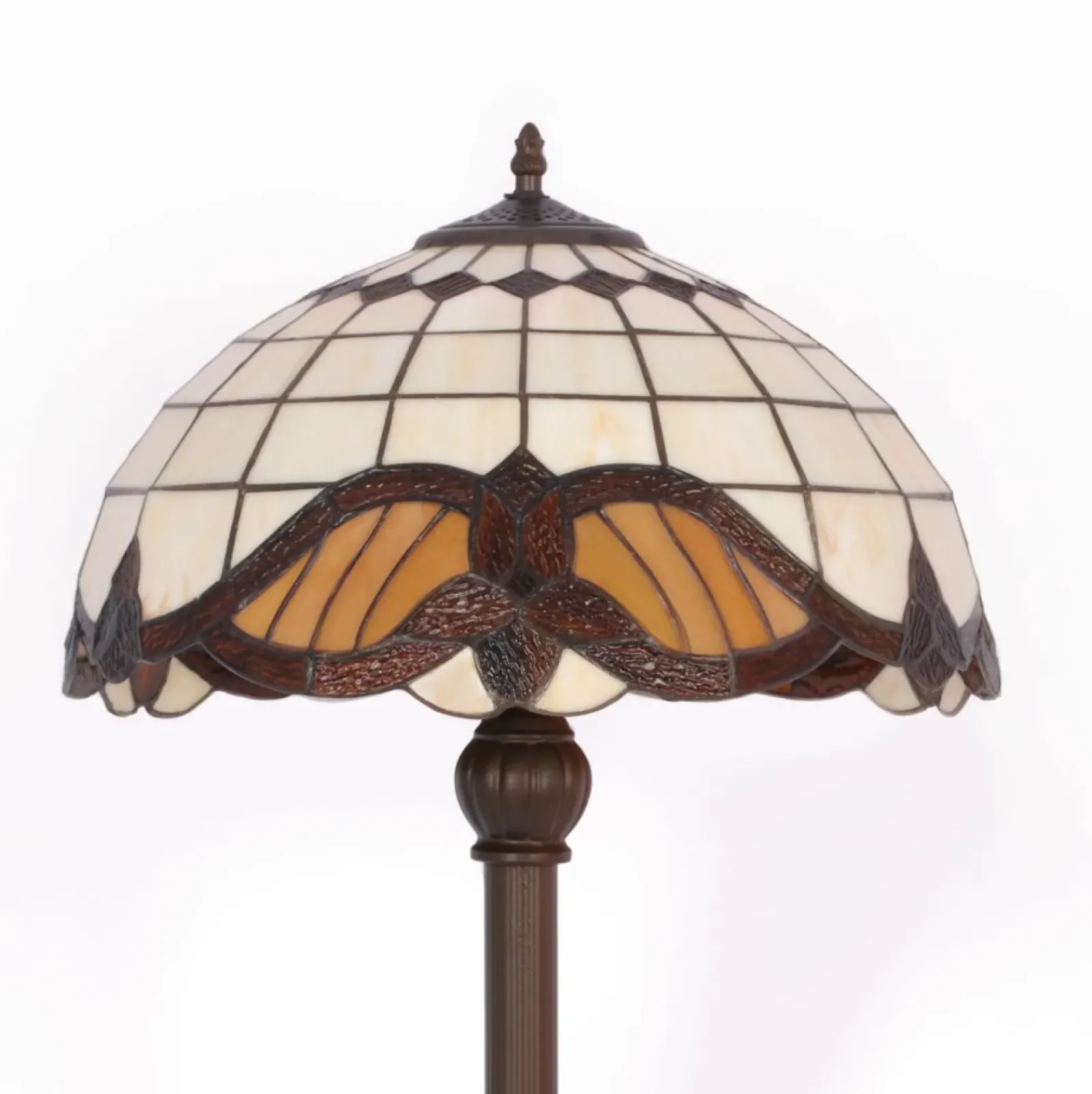Sklep Kaja Elegancka lampa podłogowa K-F161122 WITRAŻ | Kaja Oświetlenie* Tradycyjne Lampy Podłogowe|Lampy Podłogowe