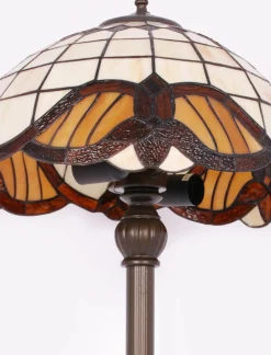 Sklep Kaja Elegancka lampa podłogowa K-F161122 WITRAŻ | Kaja Oświetlenie* Tradycyjne Lampy Podłogowe|Lampy Podłogowe