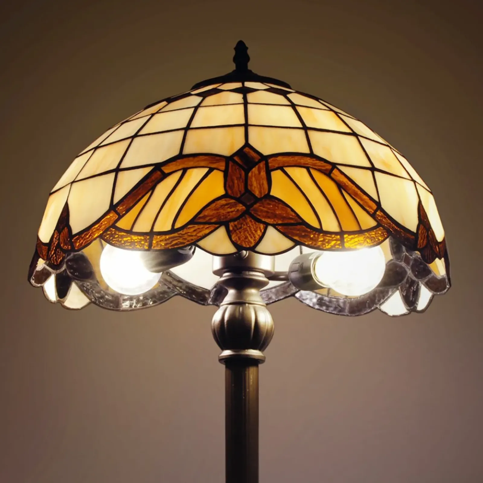 Sklep Kaja Elegancka lampa podłogowa K-F161122 WITRAŻ | Kaja Oświetlenie* Tradycyjne Lampy Podłogowe|Lampy Podłogowe