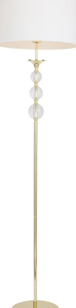 Sklep Kaja Elegancka lampa stojąca do stylowej sypialni RLL93163-1GW - REA II* Lampy Podłogowe Z Abażurem|Tradycyjne Lampy Podłogowe