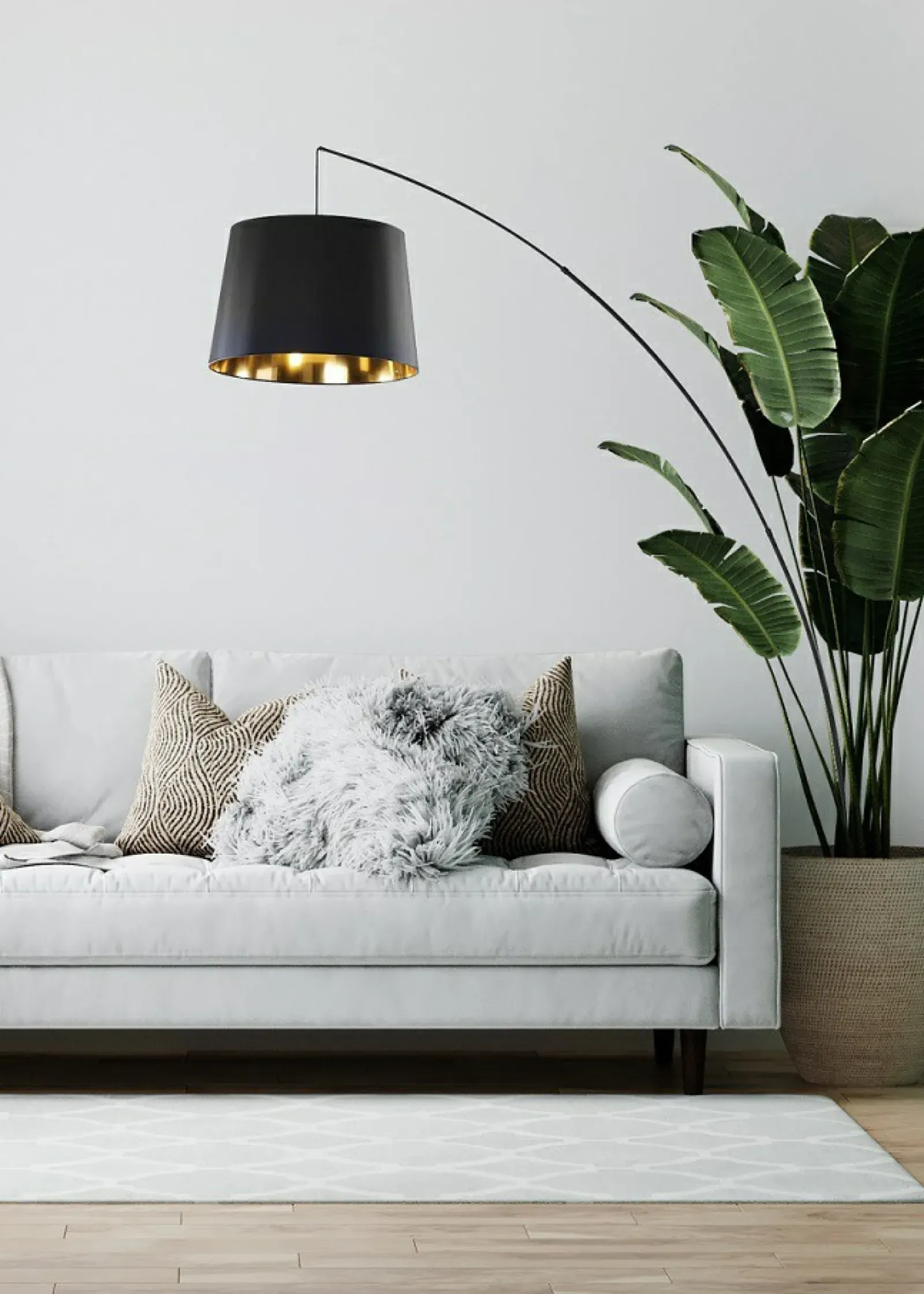 Sklep Kaja Elegancka lampa stojąca idealna za kanapę w salonie 3066 z serii MANG* Lampy Podłogowe Z Abażurem|Tradycyjne Lampy Podłogowe