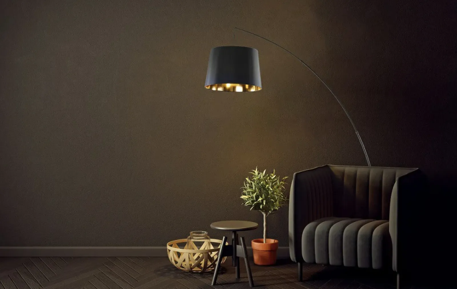 Sklep Kaja Elegancka lampa stojąca idealna za kanapę w salonie 3066 z serii MANG* Lampy Podłogowe Z Abażurem|Tradycyjne Lampy Podłogowe