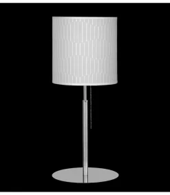 Sklep Kaja Elegancka lampa stołowa włącznik sznurek 67832 ONDE | Kaja Oświetlenie* Lampki Stołowe Z Abażurem|Tradycyjne Lampki Stołowe