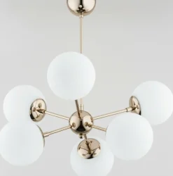 Sklep Kaja Elegancka lampa sufitowa łącząca biel i złoto AL 63097 | Kaja Best Sale