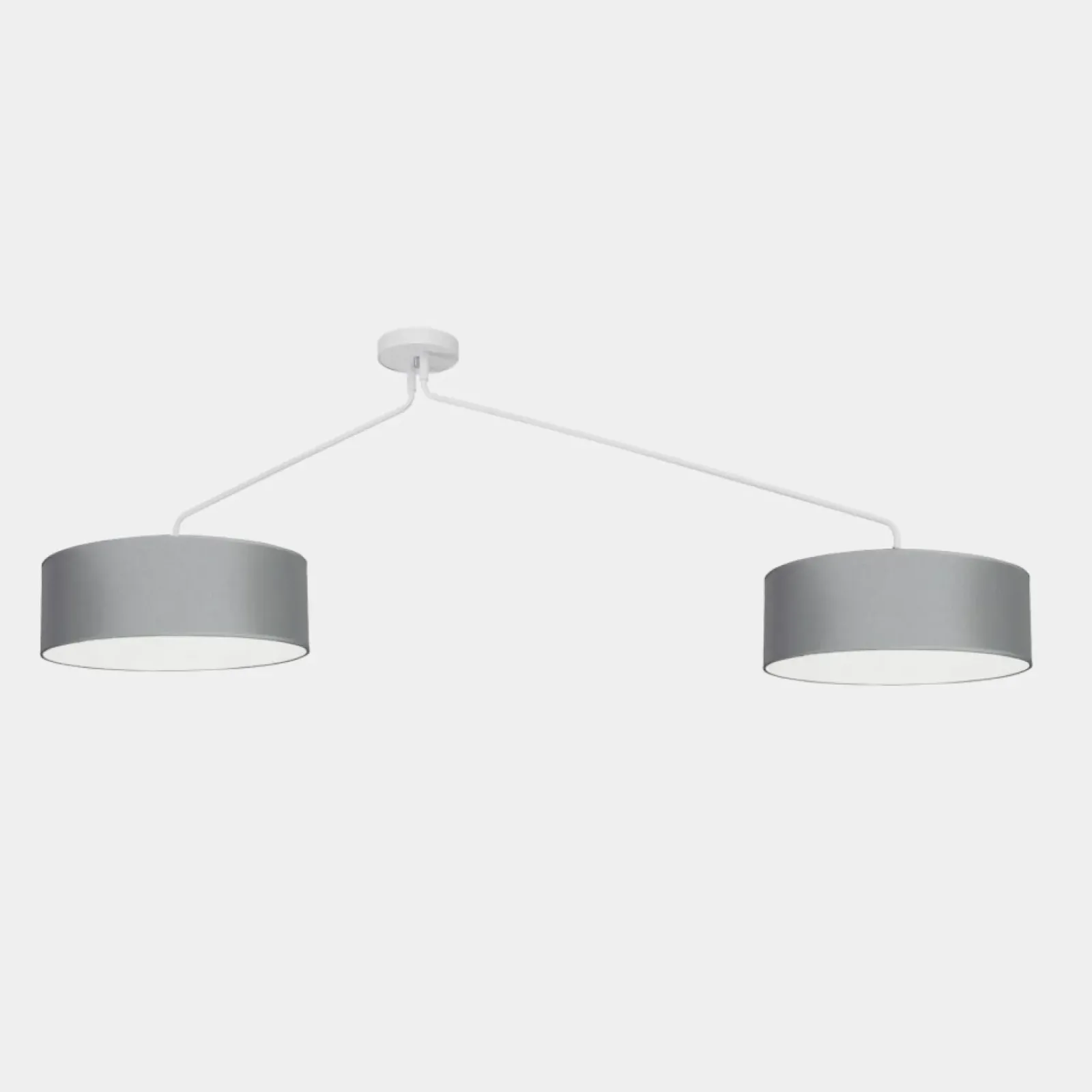 Sklep Kaja Elegancka lampa sufitowa z mi abażurami 7948 | Kaja Oświetlenie szary Shop