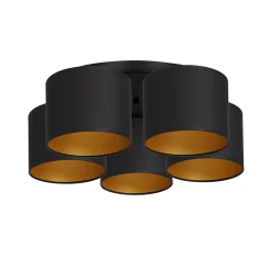 Sklep Kaja Elegancka lampa sufitowa z walcowymi abażurami LX 3489 z serii ARDEN* Żyrandole Z Abażurem