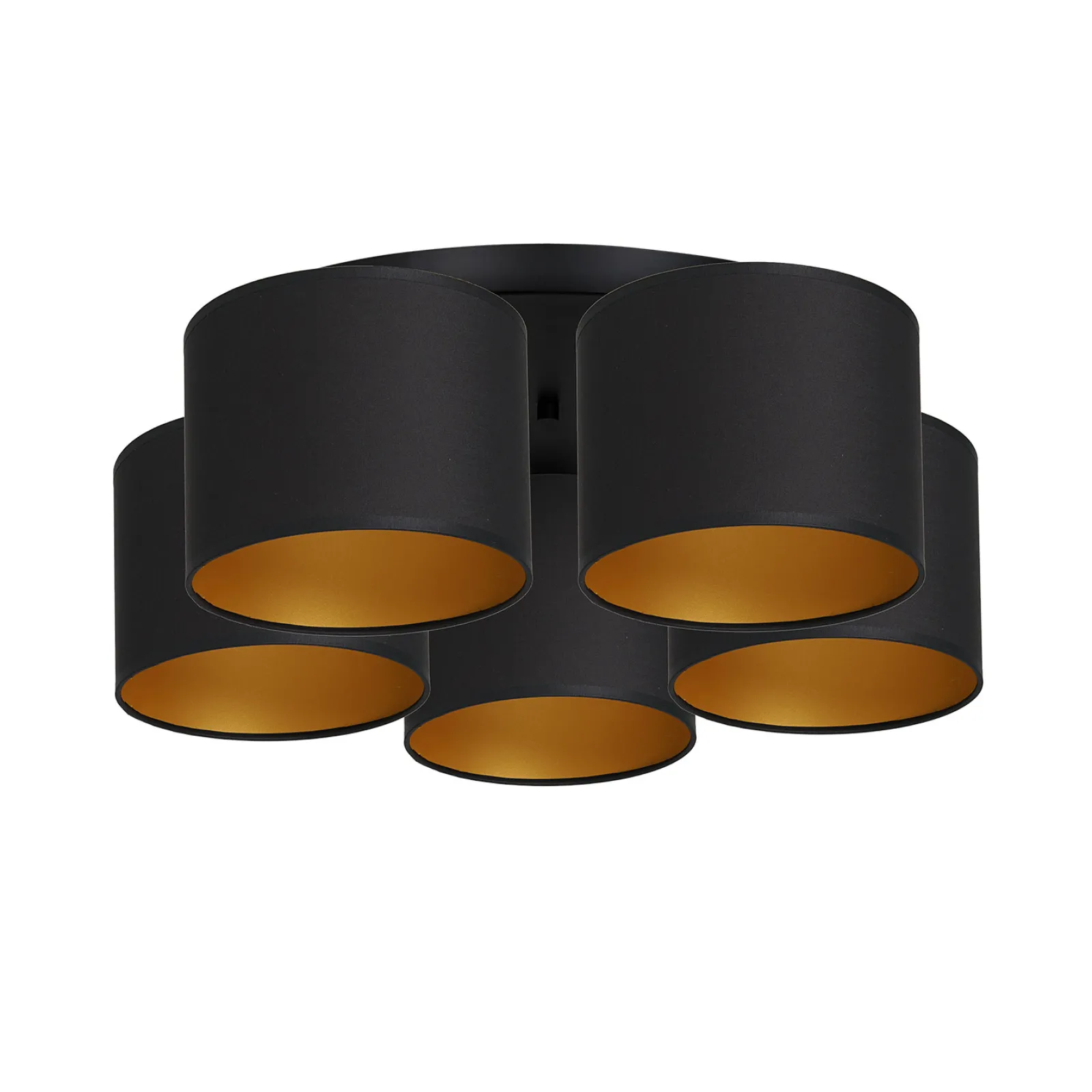 Sklep Kaja Elegancka lampa sufitowa z walcowymi abażurami LX 3489 z serii ARDEN* Żyrandole Z Abażurem
